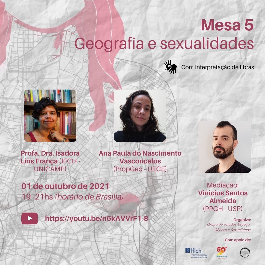 I Seminário “geografias Desobedientes Gênero Sexualidade E Racialidade” Geografia Humana 5081